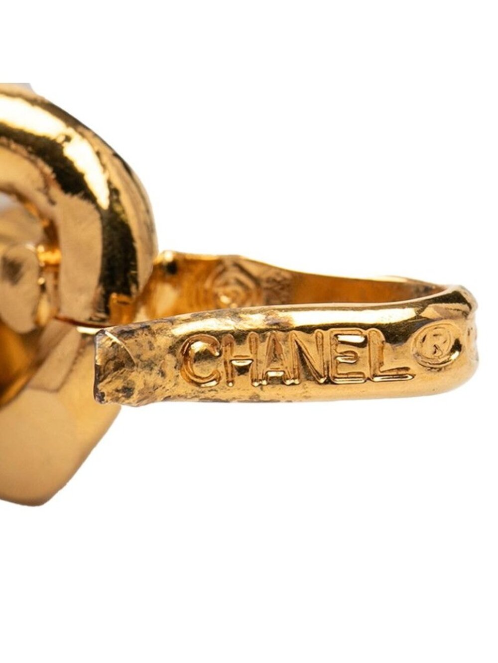 Chanel CC Logo 31 Rue Cambon le Plate Chain Belt Gold Plated - Picture 5 of 5